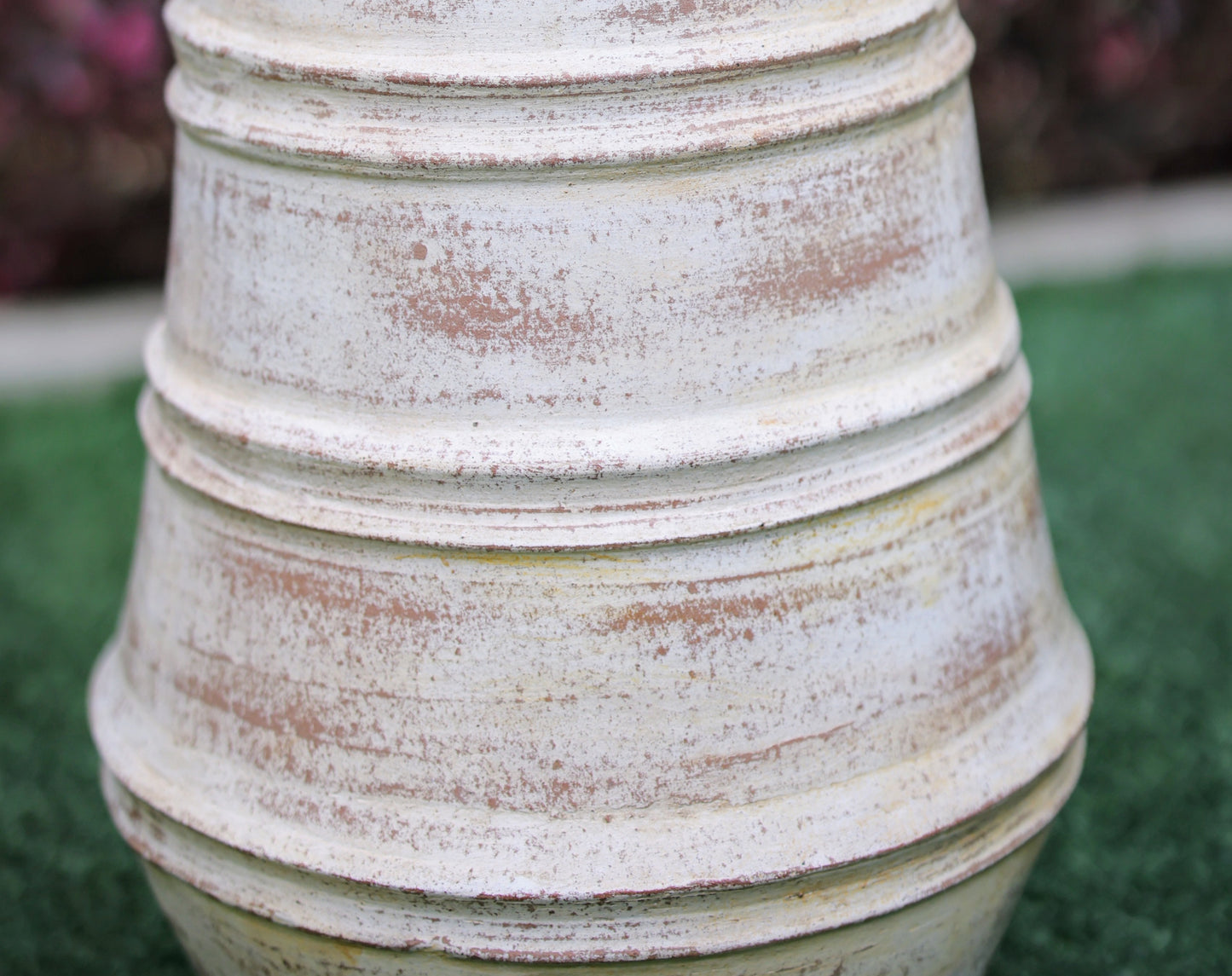 Kawsay Distressed Grecian Style Garden Urn