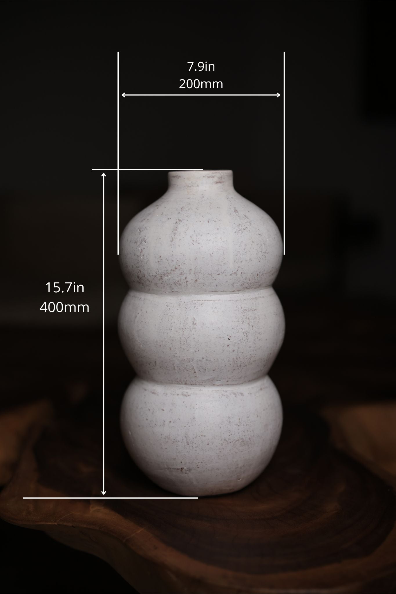 Soma Stacked Terracotta Vase