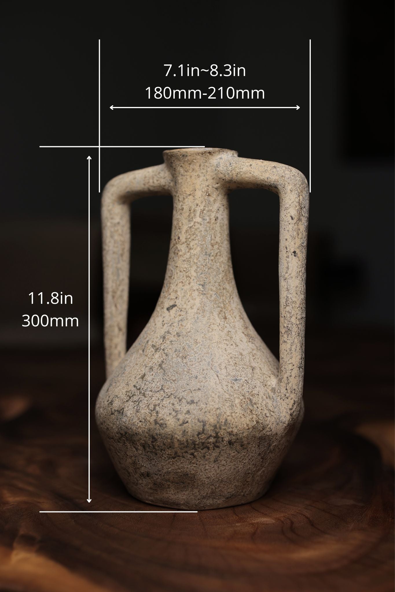 Tall-Handled GRC Vessel