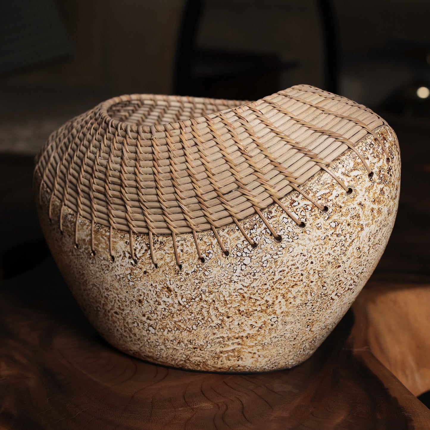 Ami Woven Terracotta Bowl