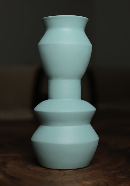 Contour Terracotta Vase - Mint