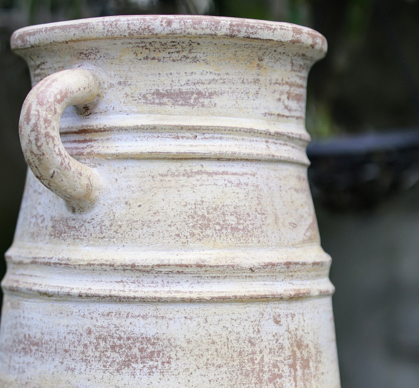 Kawsay Distressed Grecian Style Garden Urn