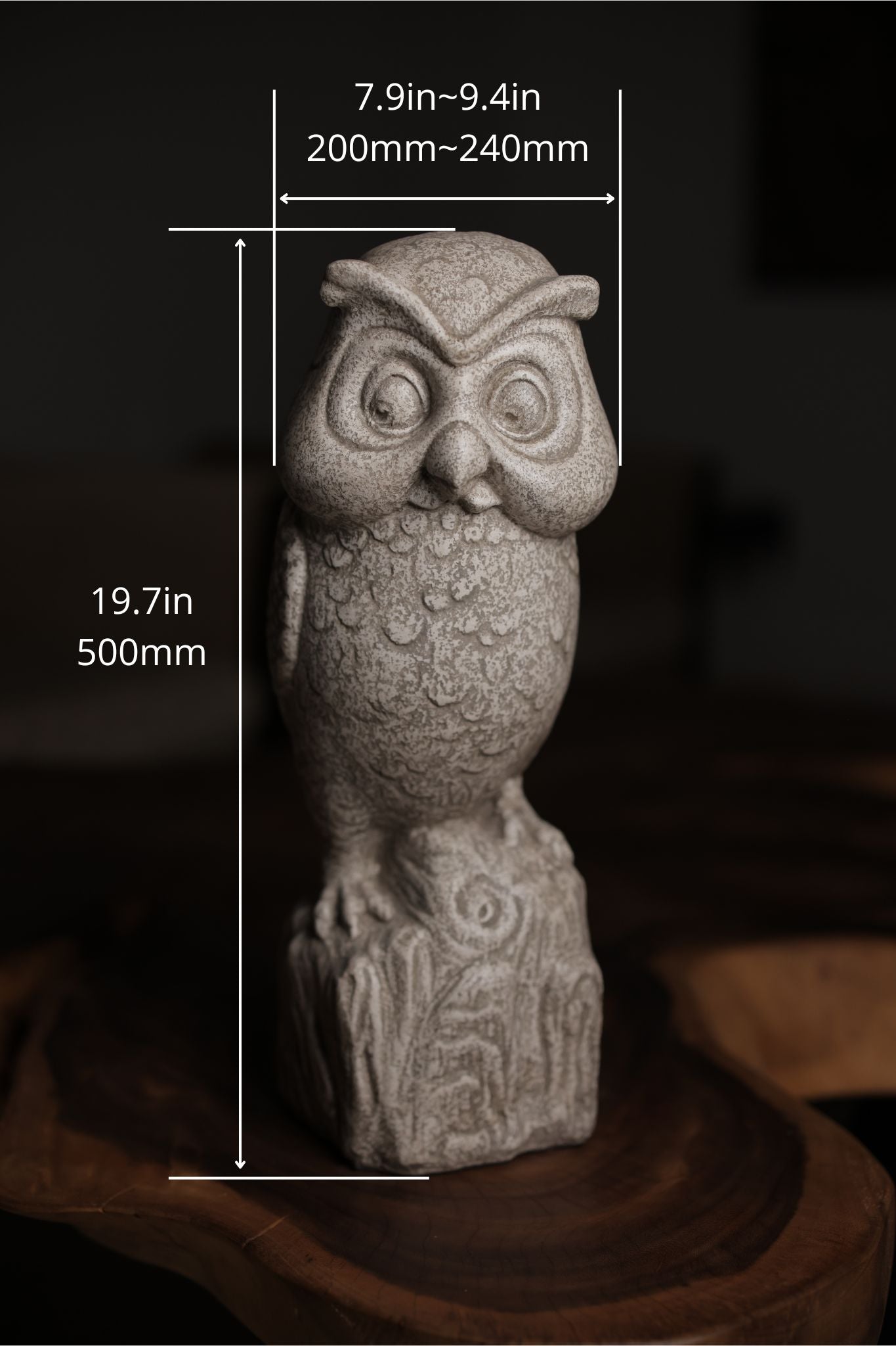 Wise Owl Garden Statue