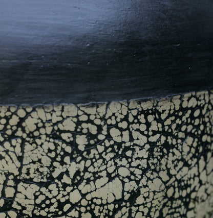 Sami Modern Tall GRC Planter with Textured Gold Finish