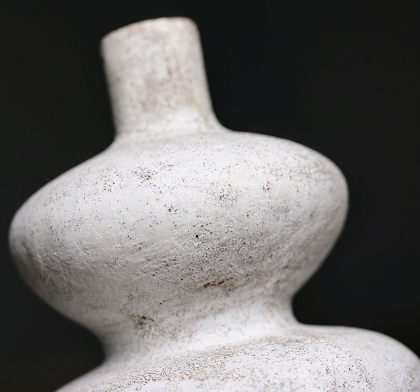 Stacked Gourd Terracotta Vase