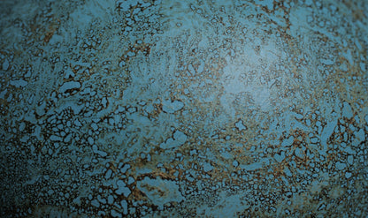 Tequi Turquoise Terracotta Squat Vase