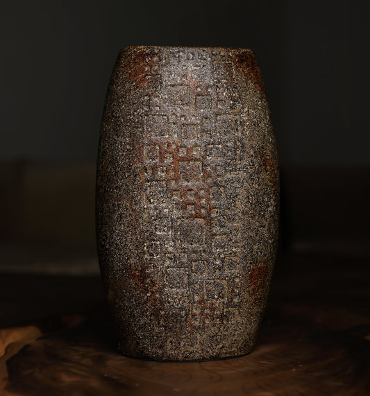 The Mosaic Drum Vase
