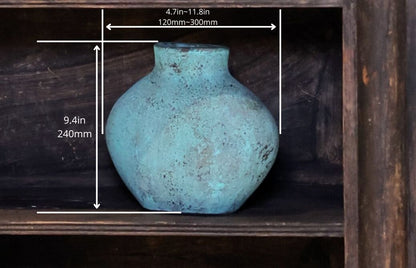 The Verdigris Terracotta Pot