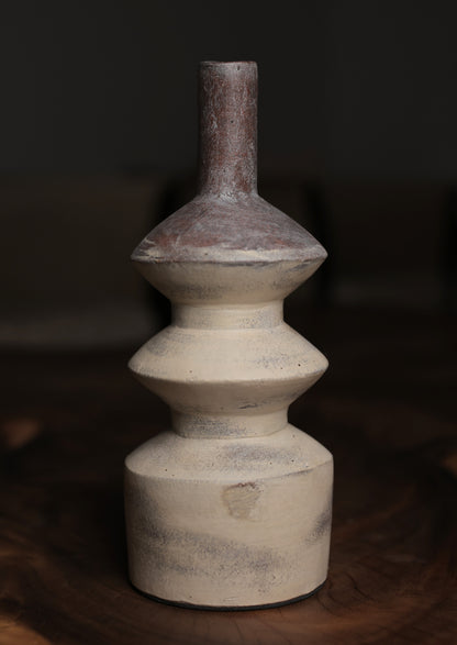 Two-Tone Spindle Vase