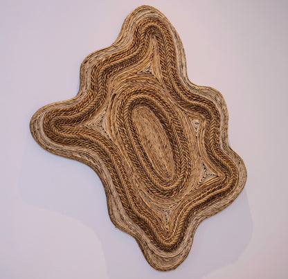 Elok Wavy Fiber Wall Decor