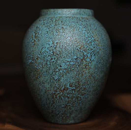 Nina Verdigris Terracotta Decorative Vase