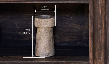 Sisa Rustic Terracotta Candle Holders